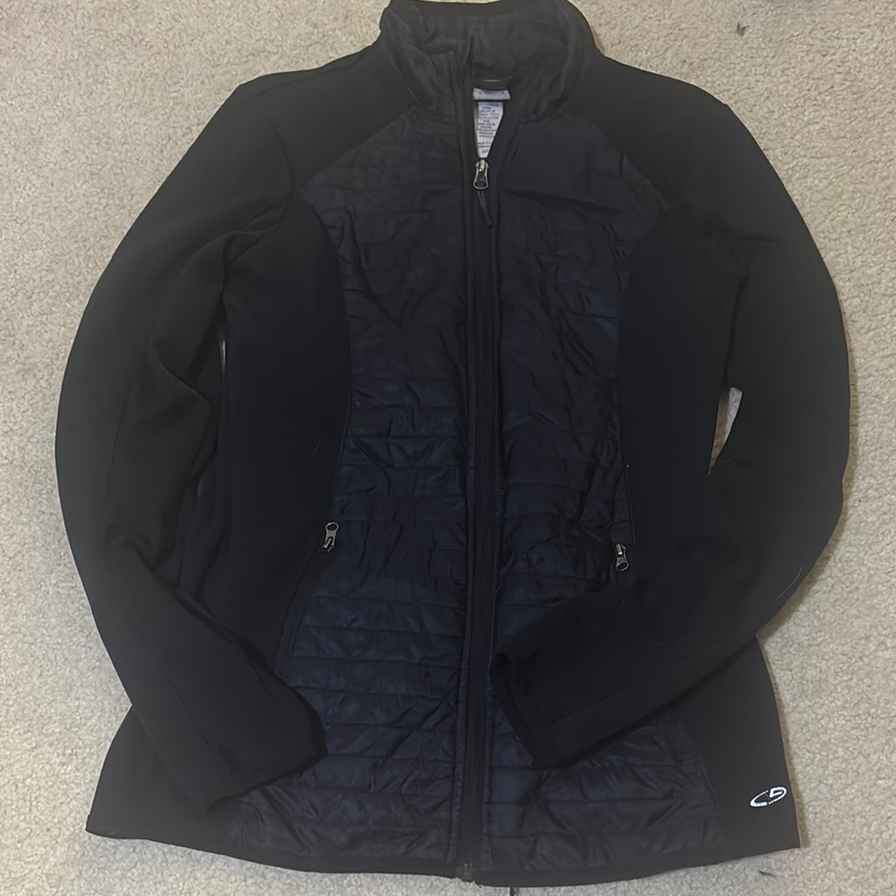 C9 by Champion Black Ski Jacket with Stand-Up Collar
